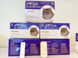 गर्म बिक्री परीक्षण किट पशु चिकित्सा का पता लगाने ल्यूकेमिया FeLV एजी