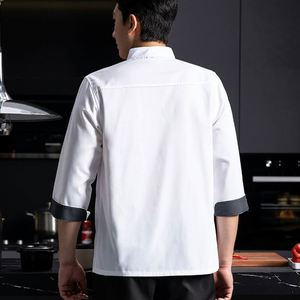 Veste d'uniforme noire respirante en lin élégant pour femme, couleur rose poudré, style Teppan, en vente - Product Image 4
