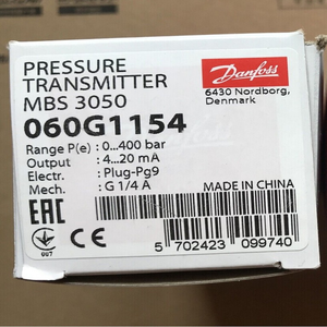 Transmisor de Presión Danfoss MBS3050 060G1154 Disponible en Stock - Product Image 1