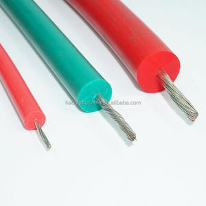 Fil isolé en silicone souple rouge <span class=keywords><strong>JGG</strong></span> 0,2 mm² 24AWG 60KV résistant à la chaleur pour contrôle de banc de test haute tension - Stock usine - Product Image 4