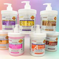 Crème pour le visage 550g, soin de la peau, nourrissante, hydratante, raffermissante, crème pour le corps au collagène et à la vitamine C naturelle