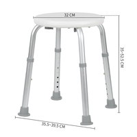 Chaise de douche pour l'intérieur de la douche, banc de douche pour baignoire, capacité de 350 lb