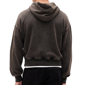 OEM Wholesale Cotton Hoodies <b>Mens</b> Knitted Custom Logo <b>Men's</b> Sweatshirt <b>Pullover</b> Hoodie for <b>Men</b> - Product Image 5