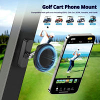 Support magnétique puissant N52 pour téléphone portable, rotation à 360°, support magnétique pour téléphone pour salle de sport, chariot de golf, tapis roulant