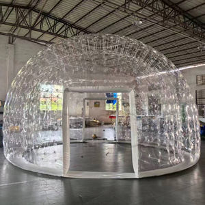 Immense extérieur Transparent Igloo piscine couverture clair <span class=keywords><strong>bulle</strong></span> gonflable dôme Camping tente ballon Type - Product Image 4