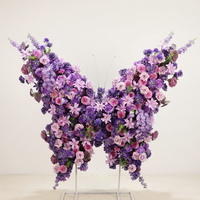 NINI Factory Fleurs artificielles Iris sur mesure, décorations florales artistiques de grande envergure, ornements géants pour aménagement paysager, modèle perforé