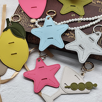 Trendy hanger met vijfpuntige ster, brilclip, creatieve fruit-citroen zonnebril sleutelhanger, zonnebril tasbedel