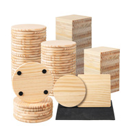 Design moderne et écologique pour enfants, tapis de peinture en copeaux de bois, fait à la main, rond, solide et isolé, napperon