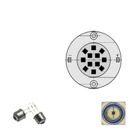 3535 LED UVC emballées 254nm 275nm 310nm, angle de faisceau de 120 degrés, indice de protection IP44, garantie 1 an pour la désinfection et la stérilisation de l'eau