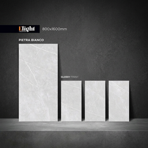 Azulejos de porcelana cerámica de alto brillo Nero Marquina 800x1600mm con diseño de mármol negro para pisos de proyectos de lujo - Product Image 4
