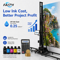 Impresora UV 3D Portátil Faith 2880DPI con Cabezal Epson para Decoración de Murales en Hoteles y Restaurantes