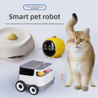 Nouveaux jouets robots intelligents pour animaux de compagnie, contrôle sans fil, application intelligente, robot compagnon pour animaux de compagnie avec vidéo 2K et audio à distance, jouets interactifs pour animaux de compagnie