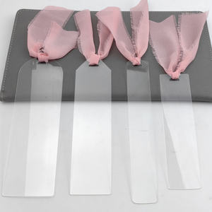 Segnalibro in Acrilico Trasparente Grezzo con Stampa UV Personalizzata <span class=keywords><strong>Fai</strong></span> <span class=keywords><strong>da</strong></span> <span class=keywords><strong>Te</strong></span>, Nappina e Nastro, Idea Regalo per Librerie, Vendita all'Ingrosso o con Logo Personalizzato - Product Image 3