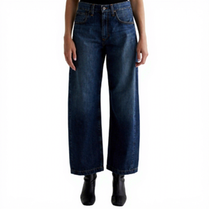Jeans baggy pour femmes, pantalon en denim ample à jambes larges, vêtements en denim décontractés et confortables, tendance pour femmes - Product Image 1