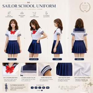 <span class=keywords><strong>Uniforme</strong></span> <span class=keywords><strong>scolaire</strong></span> féminin 2026, costume de cosplay sexy pour étudiante, tenue de marin, costume japonais à manches courtes JK, jupes plissées pour filles - Product Image 1