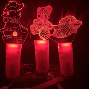 ABS ضوء LED عصا DMX جهاز تحكم عن بعد شعار مخصص لعيد الميلاد العام الجديد عيد الفصح التخرج عيد الأم الهتاف - Product Image 6