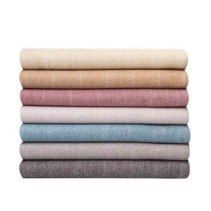 도매 20% 울 80% 폴리 에스터 540GSM 헤링본 모직 직물 자켓 - Product Image 2