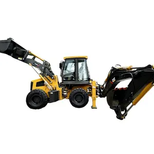 99% nuevo Cat 420F cargador usado excavadora de ruedas de segunda mano excavadora CAT420F Caterpillar 4*4 retroexcavadora