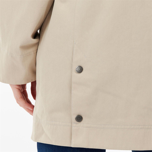 Classical Plain Custom Design Funnel Neck Detachable Hood Trench <strong>Coats</strong> Jacket Versatile Hand <strong>Warmer</strong> Pockets Women's <strong>Coat</strong> - Product Image 6