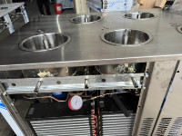 Machine à glace italienne multi-saveurs avec écran d'affichage, machine à gelato à vendre