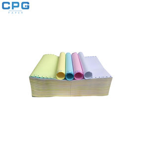 Feuilles de papier autocopiant écologiques en gros pour usine, format A4, 4 plis, papier NCR pour impression de factures de bureau - Product Image 1