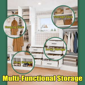 Mueble de Entrada Estilo Shaker Blanco Americano |   Gabinete de Almacenamiento para Pasillo Personalizable |   Armarios de Almacenamiento para la Entrada o el Recibidor - Product Image 2