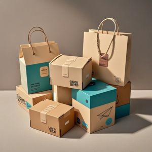 Boîtes Postales d'Expédition Pliables Écologiques Biodégradables Personnalisées Recyclables avec Logo pour Cadeaux - Product Image 4