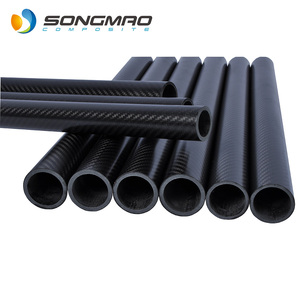 Sợi Carbon <span class=keywords><strong>Threaded</strong></span> ống sợi Carbon ống 3 mét dày sợi Carbon ống để bán - Product Image 3