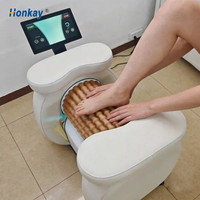 Grand rouleau de massage lymphatique pour soulager les douleurs musculaires, machine de fitness pour amincir les jambes et le corps, chaise de massage