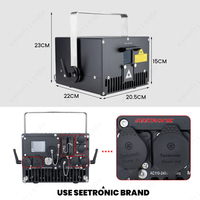 Projecteur laser d'animation RVB 3D étanche 8W 10W pour extérieur, effet de lumière de scène DJ IP65 pour petite fête, discothèque, pub