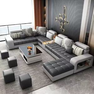 Ensemble de canapés modulaires en tissu haut de gamme 7 places, canapé d'angle pour salon et maison en forme de U - Product Image 3