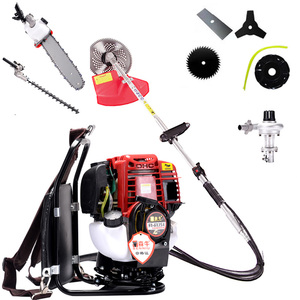 Multifunction <b>Mini</b> Rice Machine Agricultural Farm Garden Lawn Mower Brush Cutter <b>Backpack</b> Gasoline Engine Brush Cutter Parts - Product Image 2