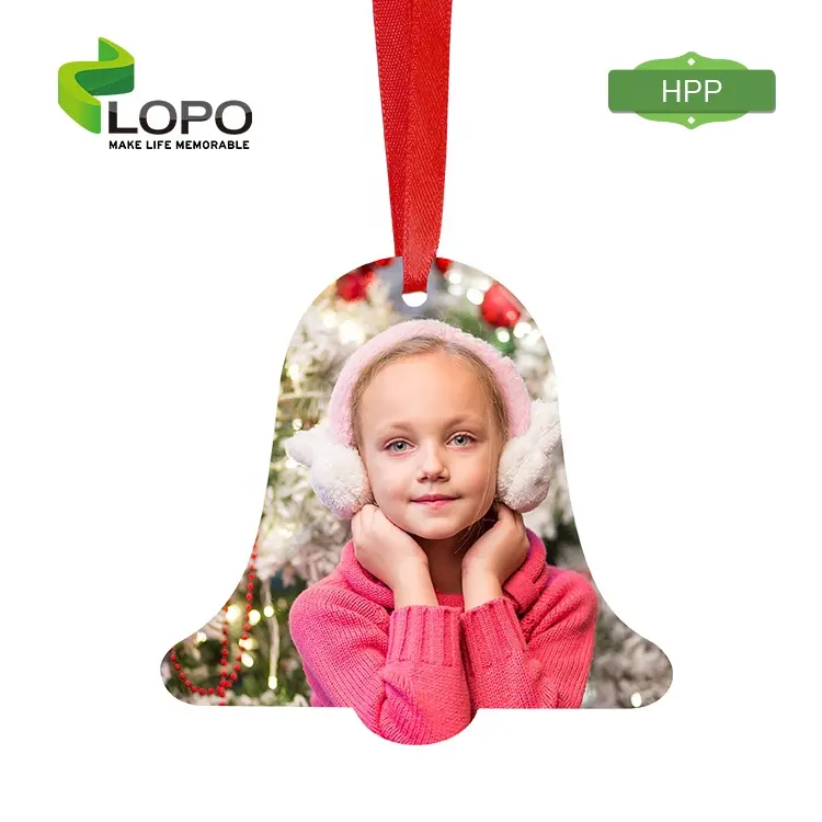 Lopo High Quality Sublimation Blanks HPP Christmas Ornaments in Different Shapes