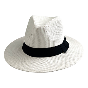 Sombrero Panamá <span class=keywords><strong>de</strong></span> Paja al por Mayor, Gorra <span class=keywords><strong>de</strong></span> Sol <span class=keywords><strong>de</strong></span> Moda para Verano y Playa, Sombreros Panamá <span class=keywords><strong>de</strong></span> Paja Personalizados para Hombres y Mujeres - Product Image 5