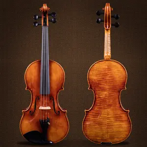 Movie prop used performance high grade solo solid violin 44