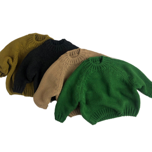 Maglioni Invernali per Neonati Unisex in <span class=keywords><strong>Cotone</strong></span> <span class=keywords><strong>Organico</strong></span> 100% Personalizzati con Pizzo Casual e Spesso - Product Image 5