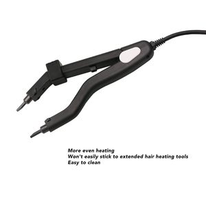 Outil professionnel réglable pour extensions capillaires, <span class=keywords><strong>fer</strong></span> chauffant <span class=keywords><strong>à</strong></span> température variable, connecteur facile <span class=keywords><strong>à</strong></span> nettoyer, élégant pour salon (prise US Chine) - Product Image 5