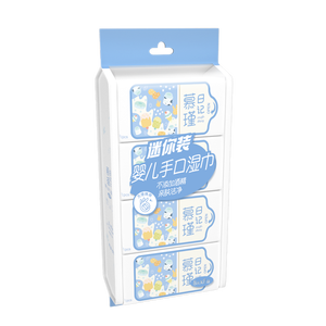 TCK Mini Lingettes Humides pour Bébé 8 paquets * 8pcs / Mini Lingettes/Lingettes Humides pour les <span class=keywords><strong>Mains</strong></span> <span class=keywords><strong>et</strong></span> le Visage pour <span class=keywords><strong>Peau</strong></span> Sensible - Product Image 1