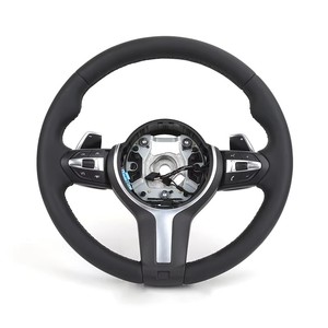 <span class=keywords><strong>Volante</strong></span> Deportivo M de 3 Radios Personalizado en Cuero Completo para F30/F36/M2/F87/M3/F80/M4/F82/M5/F90/X3M/F97/E70/E88/E90/E92/E93 - Product Image 1