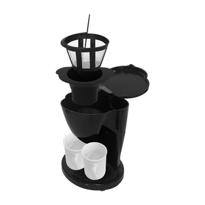 Café Commercial 120ml 2 tasses <span class=keywords><strong>cafetière</strong></span> goutte à goutte en porcelaine italienne Machine semi-automatique US ménage hôtel utiliser certifié ROHS - Product Image 6