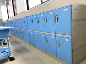 Casier scolaire moderne multi-portes en plastique ABS pour employés, enfants, gymnases et écoles, avec compartiments à clé - Product Image 6
