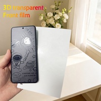 Film de découpe transparent en TPU haute transparence 180*120mm durable et imprimable pour machine de découpe de films de protection d'écran