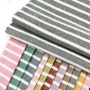 Bán buôn darlon hai bên chải Sọc Sườn kéo dài dệt Polyester Spandex vải telas cho đồ ngủ và thể thao - Product Image 3