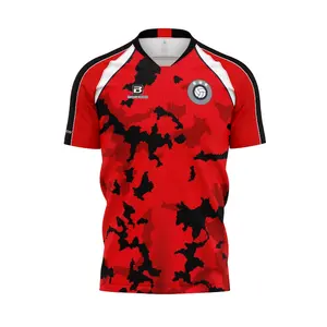 באיכות גבוהה מהיר יבש SoccerT חולצה ללבוש סובלימציה עיצוב מותאם אישית זול גברים של כדורגל אחיד למעלה