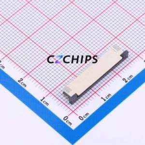 FPC-1.0AS-19PWCR-H25 FFC/FPC Connector SMD,P=1mm,Horizontal Mount Connector Drawer Type Top Contact 19P 1mm - Product Image 1