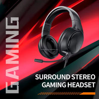 Casque de centre d'appels avec microphone antibruit pour PC, jeux, enseignement en classe, pilotes et chauffeurs de camion