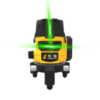 Kit de niveau laser populaire et durable, ensemble complet avec pièces assorties, auto-nivelant, résistant à l'usure pour le nivellement des terrains en génie civil