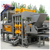 Machine à fabriquer des blocs de béton HongFa QT5-15 haute pression avec équipe locale indienne de vente et d'installation