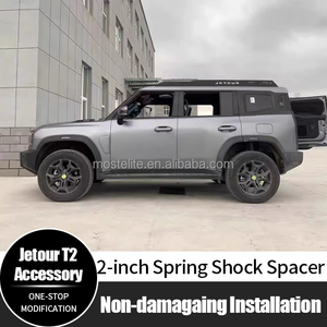 Araba aksesuarları alüminyum süspansiyon ön arka tesviye Jetour T2 gezgin için yükseltme kiti 2-inch bahar şok Spacer - Product Image 3
