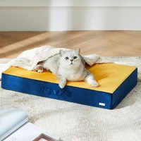 Lit pour chien de grande taille toutes saisons avec coussin et tapis rafraîchissant, mobilier pour animaux de compagnie, vente en gros, OEM personnalisé